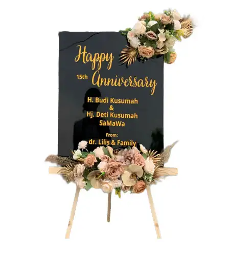 Papan Bunga Akrilik Rumah Duka Carolus Jakarta